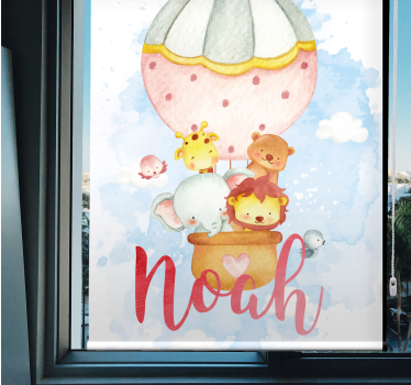 Hot Air Balloon Adventure customised blind - TenStickers
