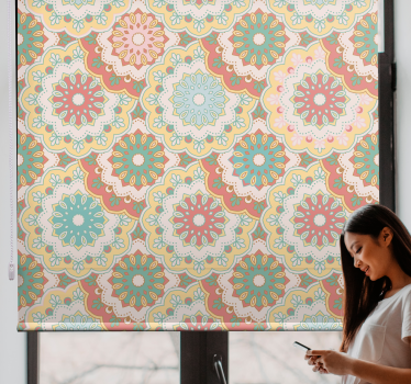 Intricate Floral Patterns flower blind - TenStickers