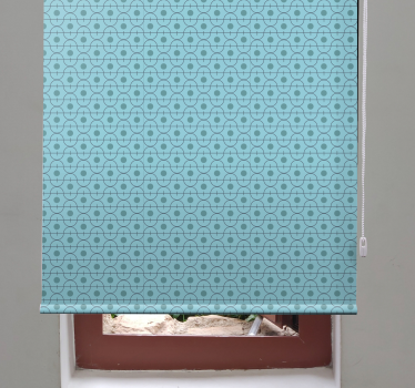 Blue intricate design texture and pattern blind - TenStickers