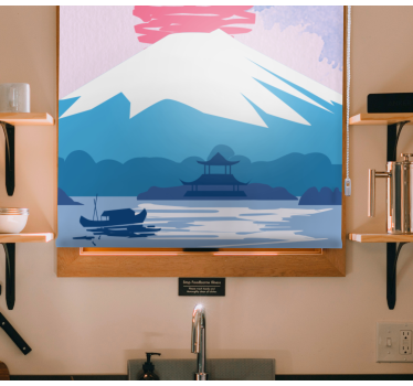 Japan fuji mountain Original blind - TenStickers