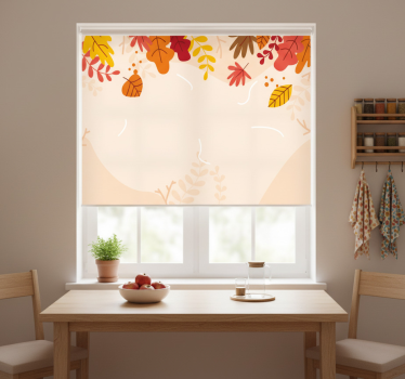 Kitchen blind autumn harvest design - TenStickers