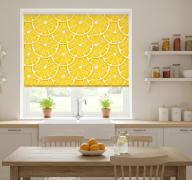 Kitchen blind citrus slice design - TenStickers