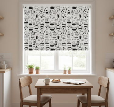 Kitchen blind coffee break - TenStickers