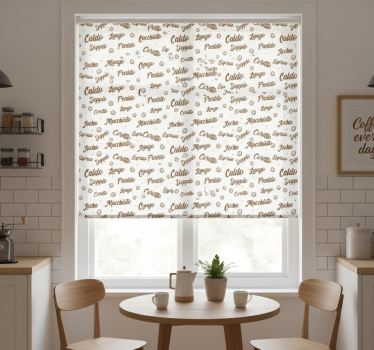 Kitchen blind coffee every day - TenStickers