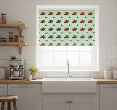 Kitchen blind coffee everywhere - TenStickers