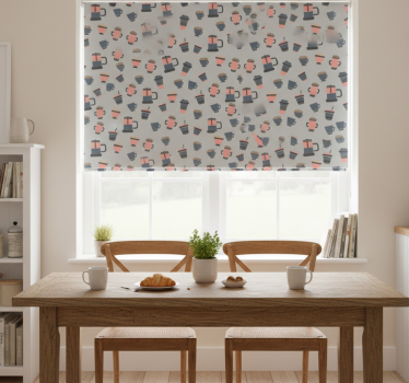 Kitchen blind coffee takeaway design - TenStickers