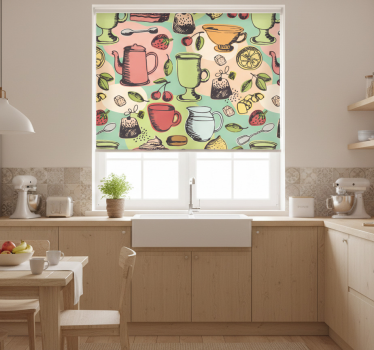 Kitchen blind food storage solution - TenStickers