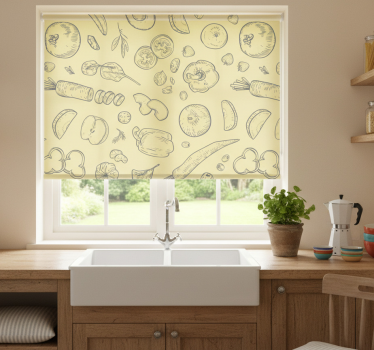 Kitchen blind fruitful designs - TenStickers