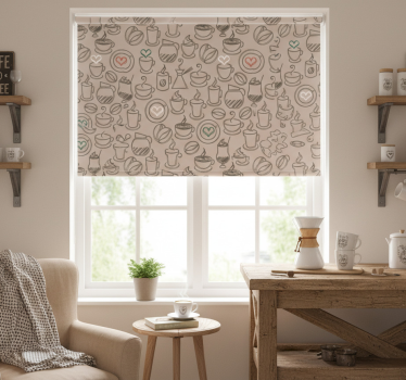 Kitchen blind i love coffee - TenStickers