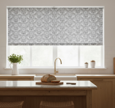 Kitchen blind in abstract arabic tile style - TenStickers