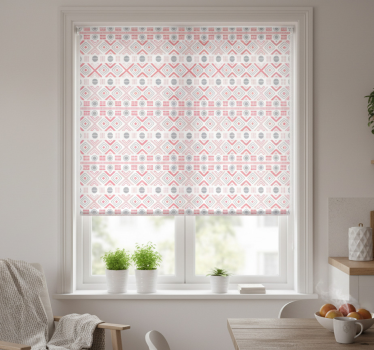 Kitchen blind in soft colored tribal patterns - TenStickers