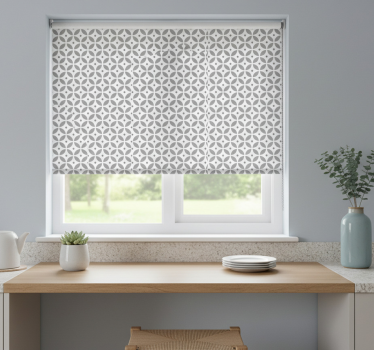 Kitchen blind nordic style seamless circles - TenStickers