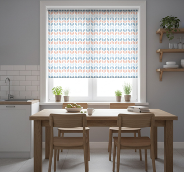 Kitchen blind nordic style vertical arrows - TenStickers