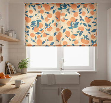 Kitchen blind set of oranges - TenStickers