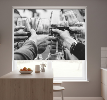 Kitchen blind toasting glasses - TenStickers