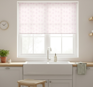 Kitchen blind with dotted pattern - TenStickers