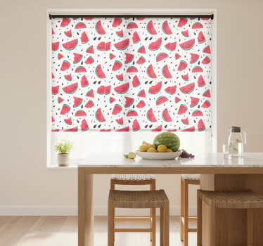 Kitchen blind with juicy watermelon slices design - TenStickers