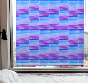 Layered Brushstrokes Pattern texture and pattern blind - TenStickers