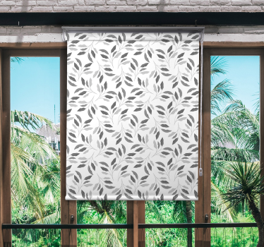 Leafy Elegance flower blind - TenStickers