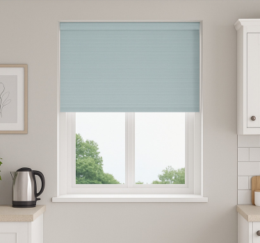 Light sea blue design kitchen blind - TenStickers