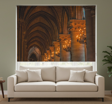 Living room blind arches and vaults design - TenStickers