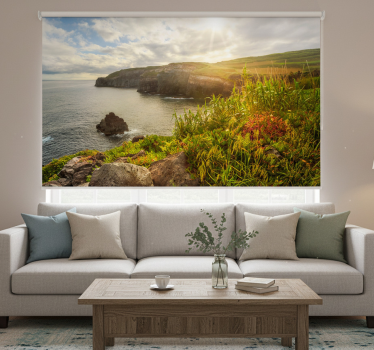 Living room blind azores at dawn - TenStickers