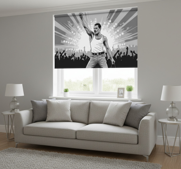 Living room blind freddie at wembley - TenStickers