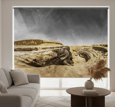 Living room blind lost canyon design - TenStickers