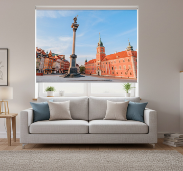 Living room blind old town in warsaw - TenStickers