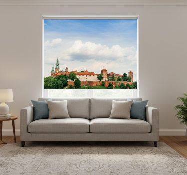 Living room blind royal castle in cracow - TenStickers