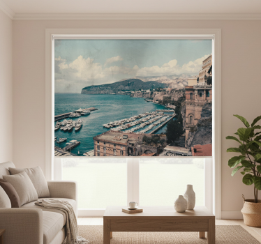 Living room blind sorrento landscape south italy - TenStickers