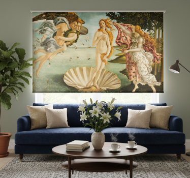 Living room blind venus's arrival - TenStickers