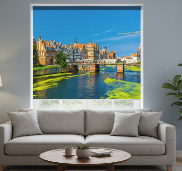 Living room blind view in the heart of gdańsk - TenStickers