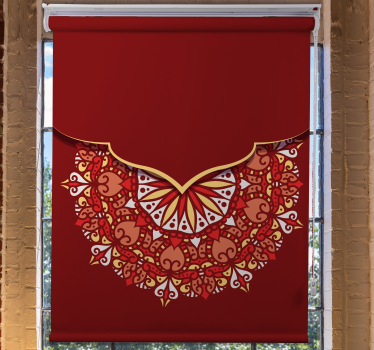 luxury colorful mandala Living room roller blind - TenStickers