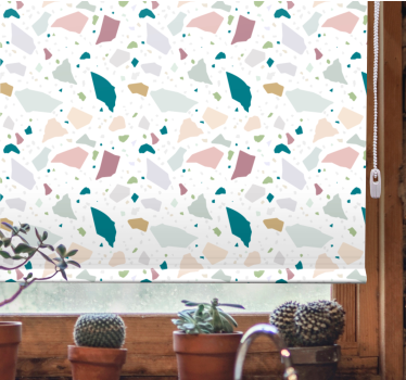 Mediterranean terrazzo  Textures and patterns blind - TenStickers