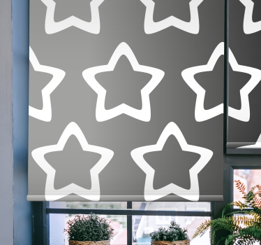 Metal star gradient  Modern roller blind - TenStickers