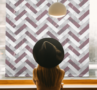 Mid-century style pattern Modern roller blind - TenStickers