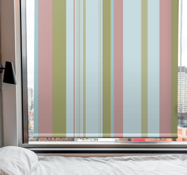 Modern blind abstract striped design - TenStickers