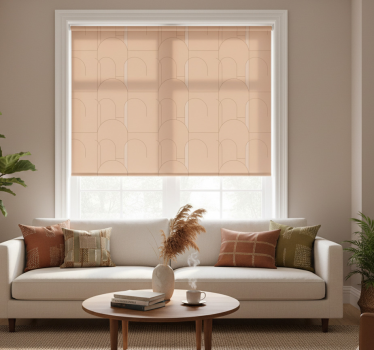 Modern blind beige arch patterns - TenStickers