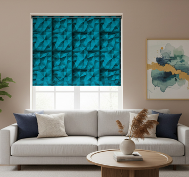Modern blind blue depths in 3d design - TenStickers