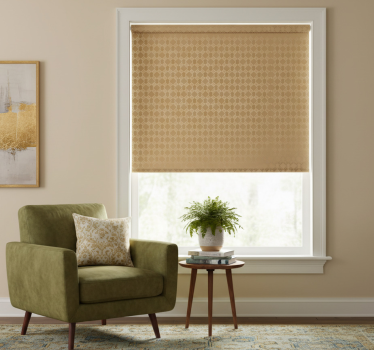 Modern blind eclectic art deco gold columns - TenStickers