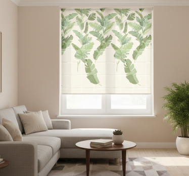 Modern blind eclectic tiles with palm design - TenStickers