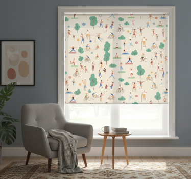Modern blind for active sports enthusiasts - TenStickers