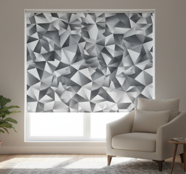 Modern blind gray diamonds design - TenStickers
