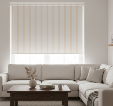 Modern blind in gray and beige vertical stripes - TenStickers