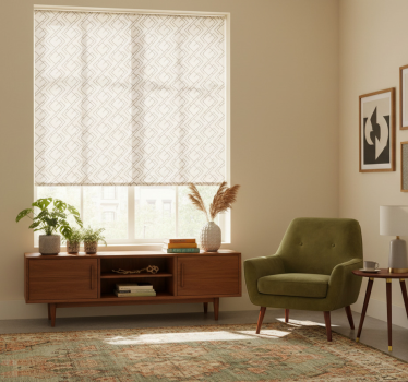 Modern blind in mid-century style design - TenStickers