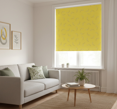 Modern blind in pantone banana yellow - TenStickers