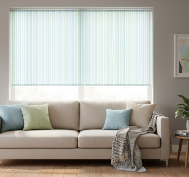 Modern blind in pastel striped pattern - TenStickers