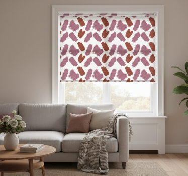 Modern blind in pink and red paint splash - TenStickers