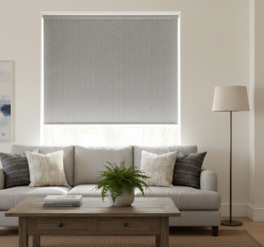 Modern blind in textured grey triangles - TenStickers